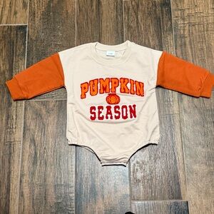 Pumpkin Season Thanksgiving Outfit - NIB - 3-6 month